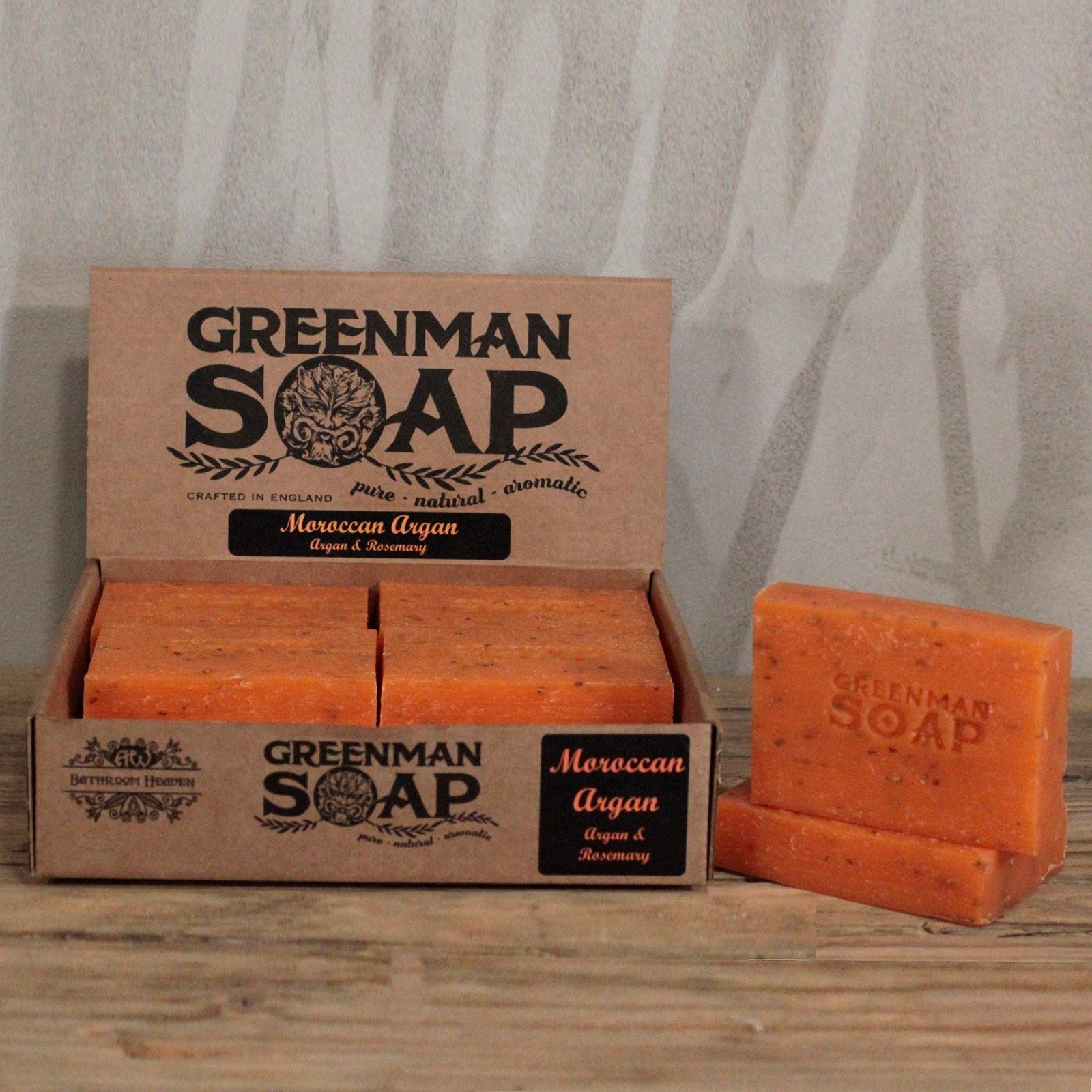 Greenman Soap Slice 100g - Moroccan Argan  Greenman Soap Slice 100g - Moroccan Argan