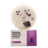 Chakra Crystal Candles - Crown Chakra  Chakra Crystal Candles - Crown Chakra
