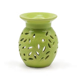 Floral Oil Burner - Lime  Floral Oil Burner - Lime