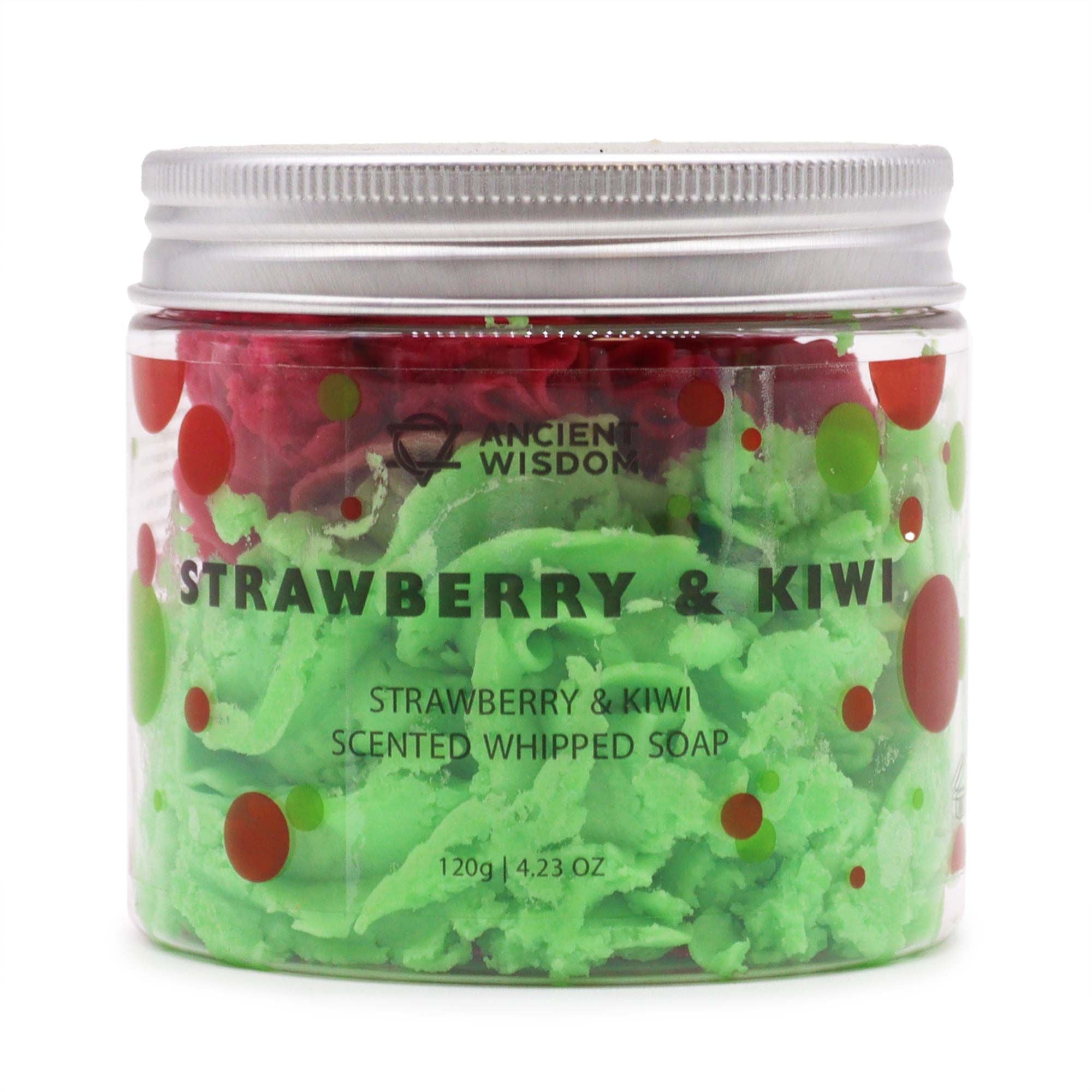 Strawberry & Kiwi Whipped Soap 120g  Strawberry & Kiwi Whipped Soap 120g