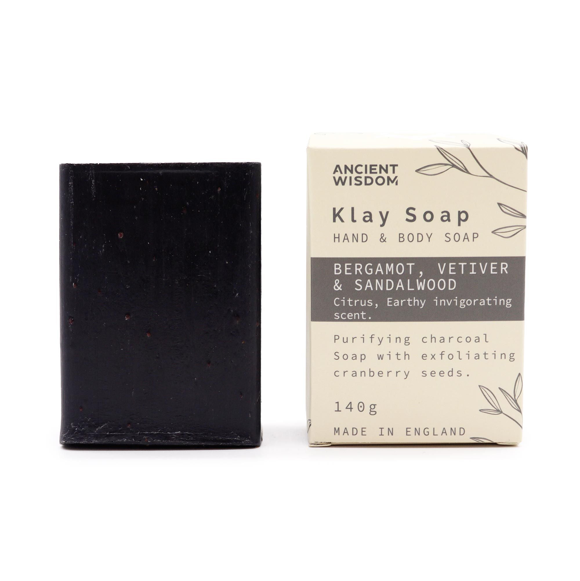 Klay Soap - Bergamot & Sandalwood  Klay Soap - Bergamot & Sandalwood