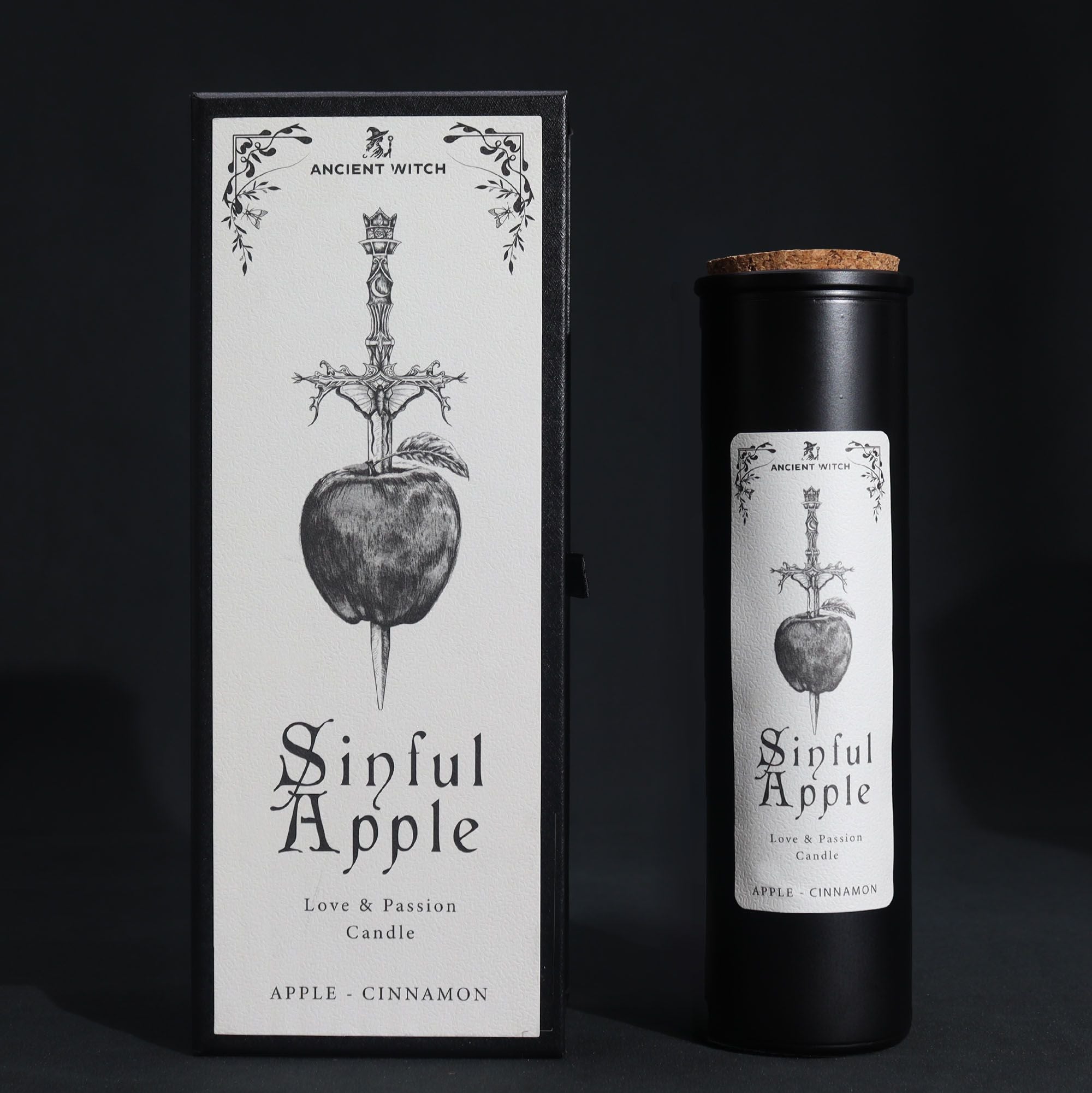 Ancient Witch Ritual Candles - Sinful Apple  Ancient Witch Ritual Candles - Sinful Apple