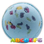 Alphabet Bath Bomb - Pomegranate & Cassis  Alphabet Bath Bomb - Pomegranate & Cassis