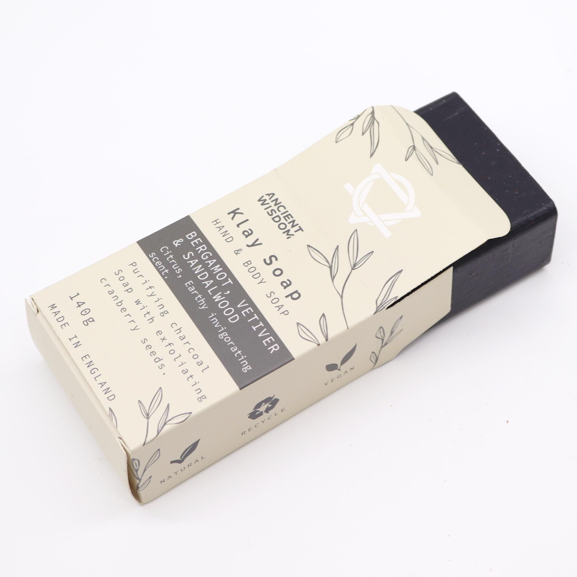 Klay Soap - Bergamot & Sandalwood  Klay Soap - Bergamot & Sandalwood