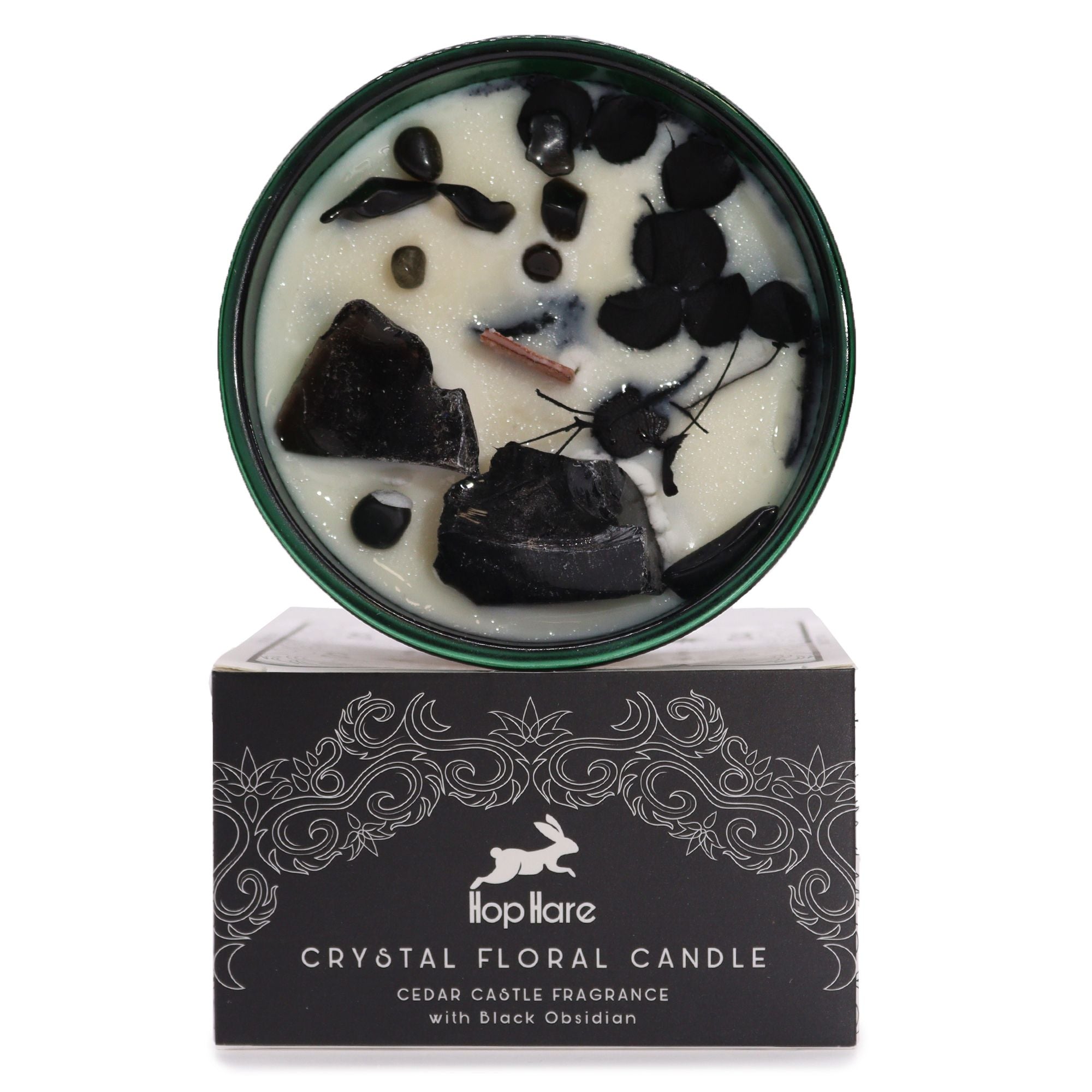 Hop Hare Crystal Magic Flower Candle - The Knight of Swords  Hop Hare Crystal Magic Flower Candle - The Knight of Swords