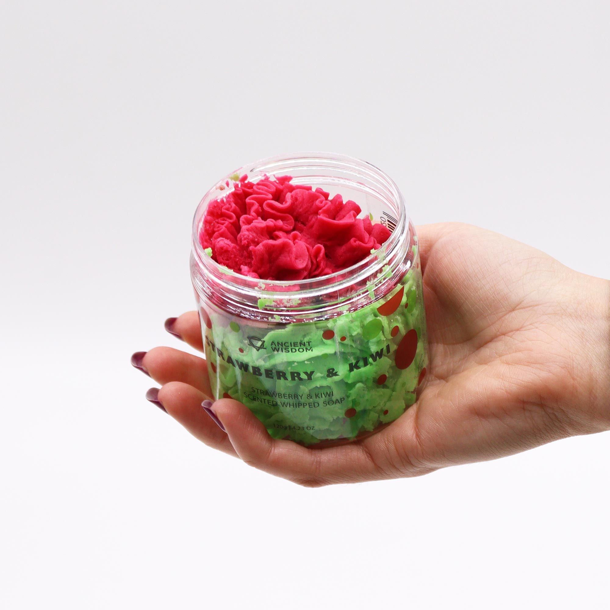 Strawberry & Kiwi Whipped Soap 120g  Strawberry & Kiwi Whipped Soap 120g