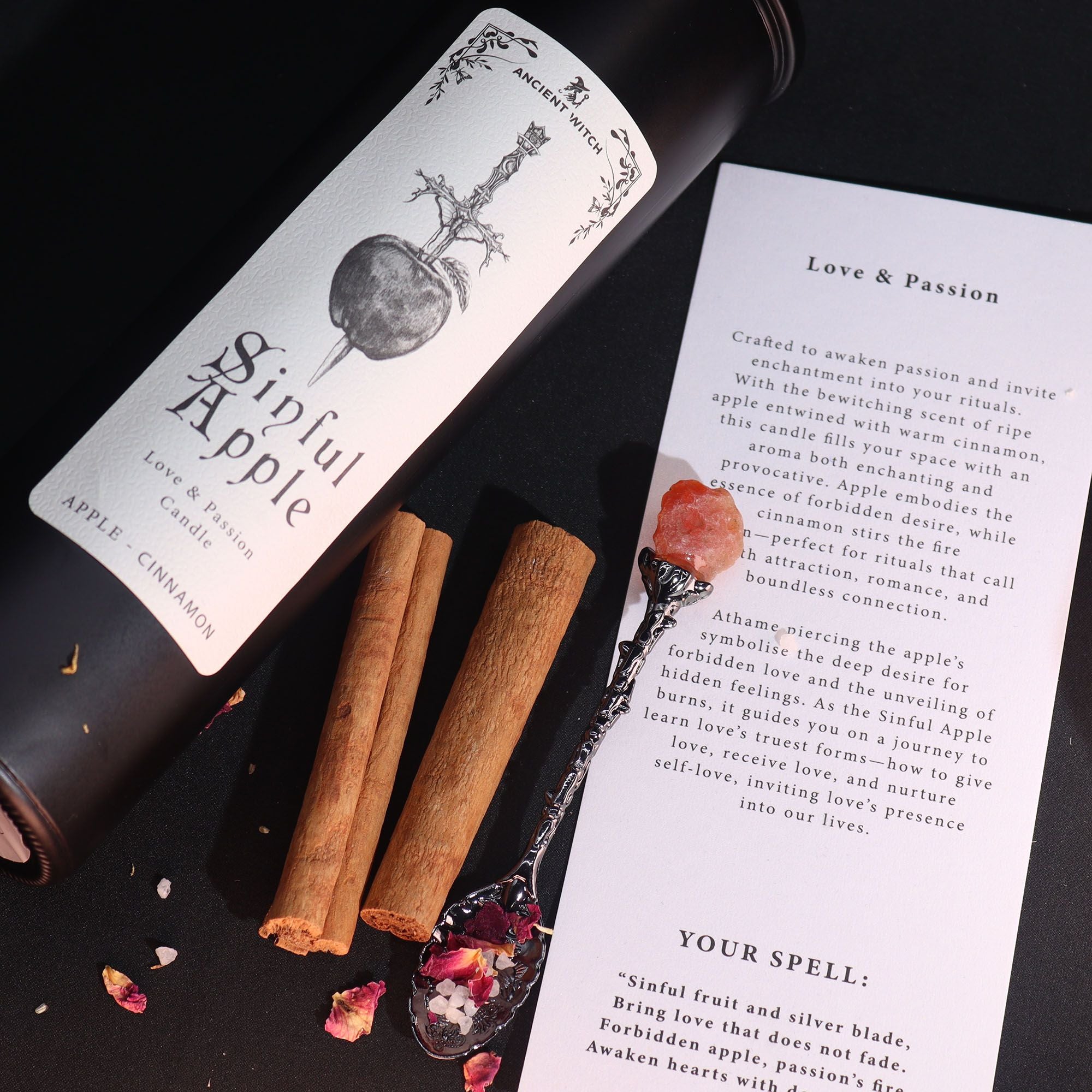 Ancient Witch Ritual Candles - Sinful Apple  Ancient Witch Ritual Candles - Sinful Apple