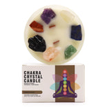Large Chakra Crystal Candles - Seven Charkra  Large Chakra Crystal Candles - Seven Charkra