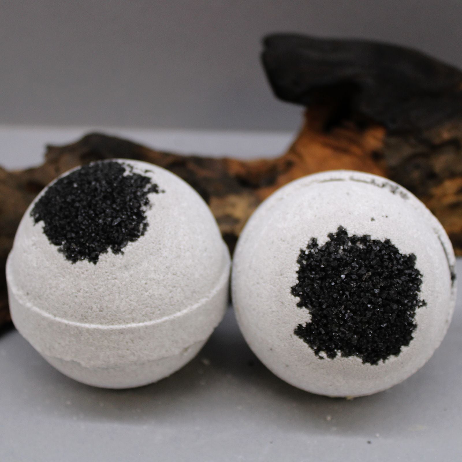 Charcoal Bath Bombs - Sea Salt & Moss  Charcoal Bath Bombs - Sea Salt & Moss