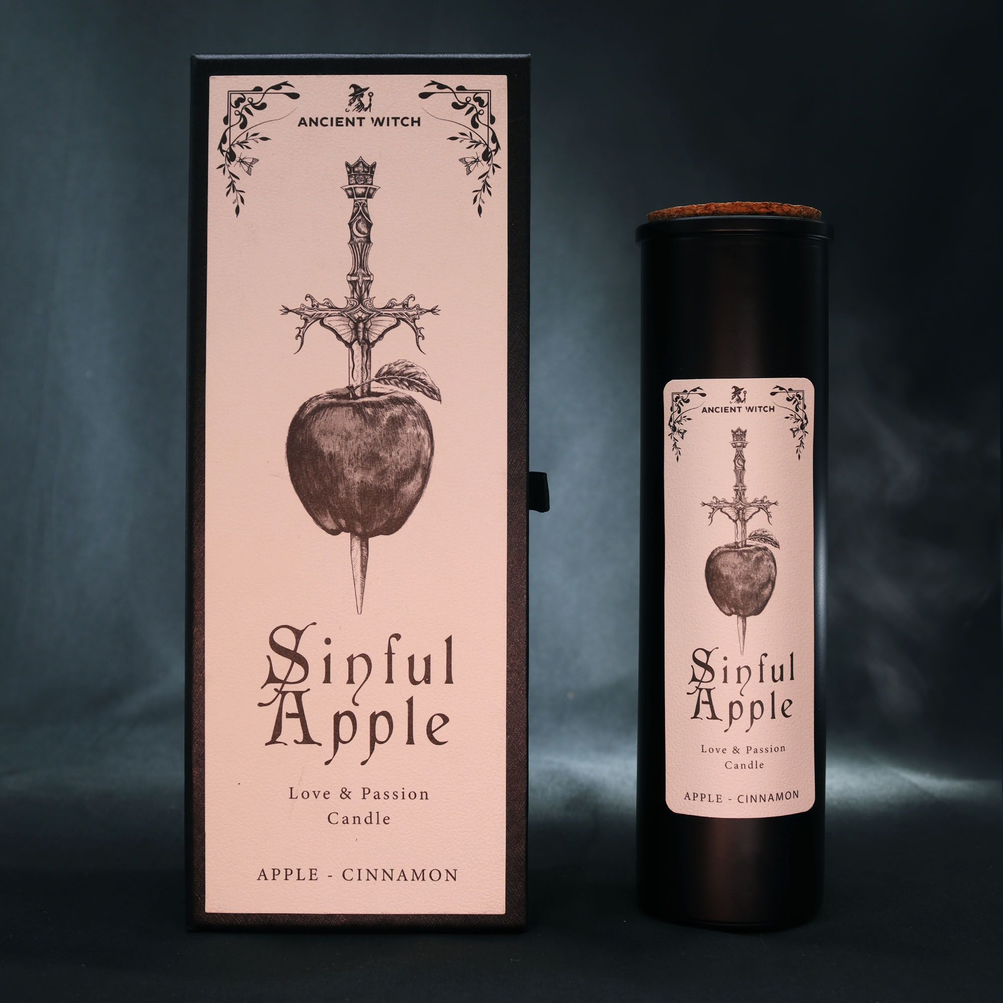 Ancient Witch Ritual Candles - Sinful Apple  Ancient Witch Ritual Candles - Sinful Apple