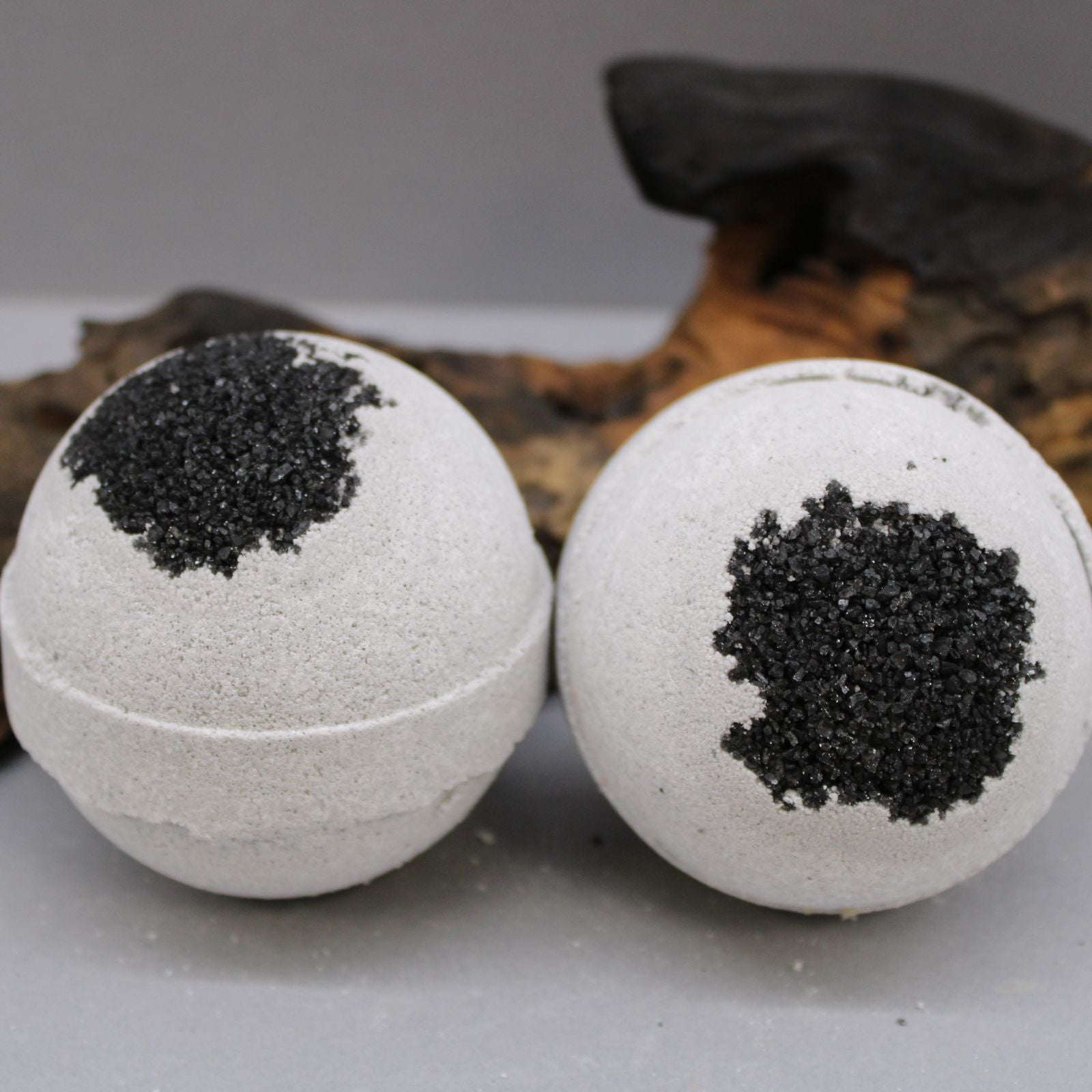 Charcoal Bath Bombs - Sea Salt & Moss  Charcoal Bath Bombs - Sea Salt & Moss