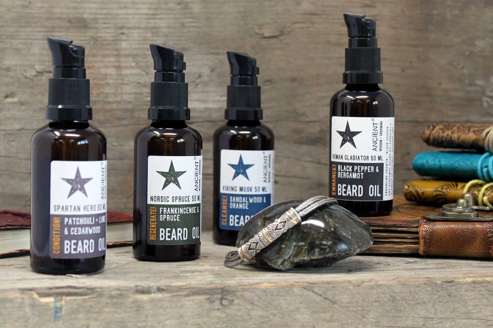 50ml Beard Oil - Roman Gladiator - Enhance!  50ml Beard Oil - Roman Gladiator - Enhance!
