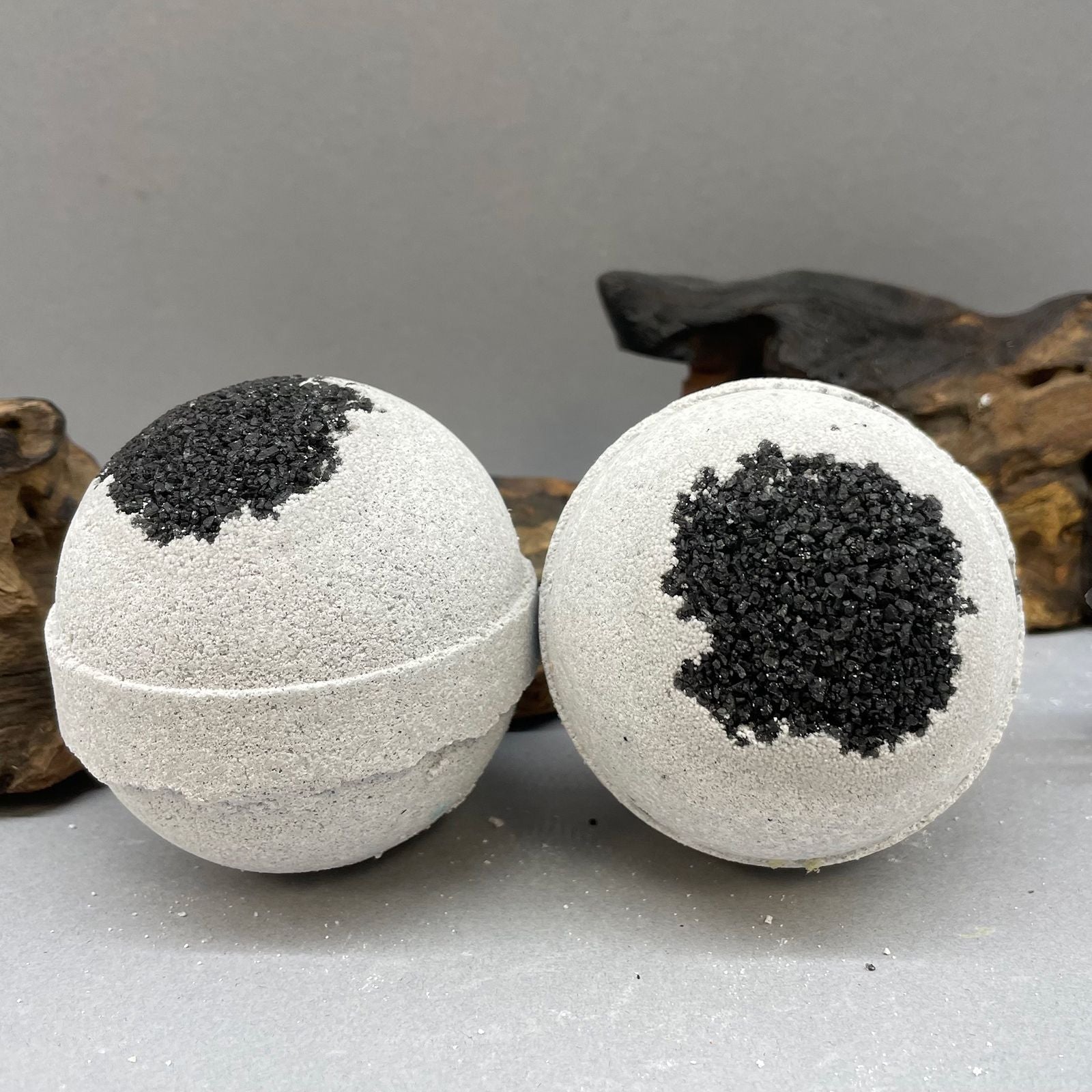 Charcoal Bath Bombs - Sea Salt & Moss  Charcoal Bath Bombs - Sea Salt & Moss
