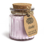 Violet Soy Pot of Fragrance Candles  Violet Soy Pot of Fragrance Candles