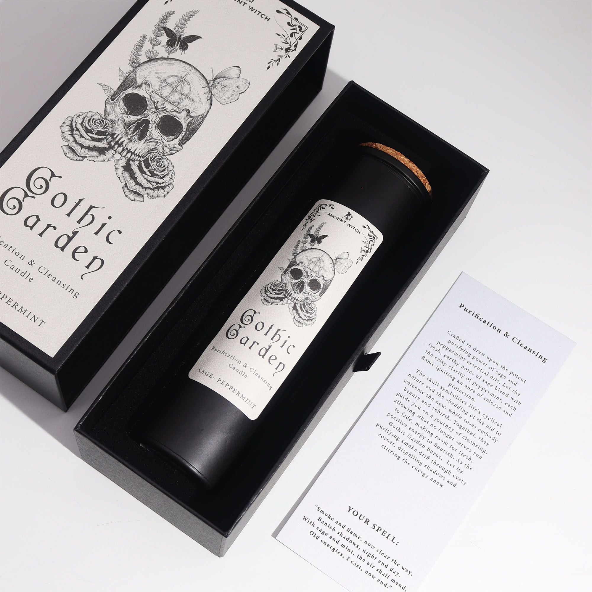 Ancient Witch Ritual Candles - Gothic Garden  Ancient Witch Ritual Candles - Gothic Garden