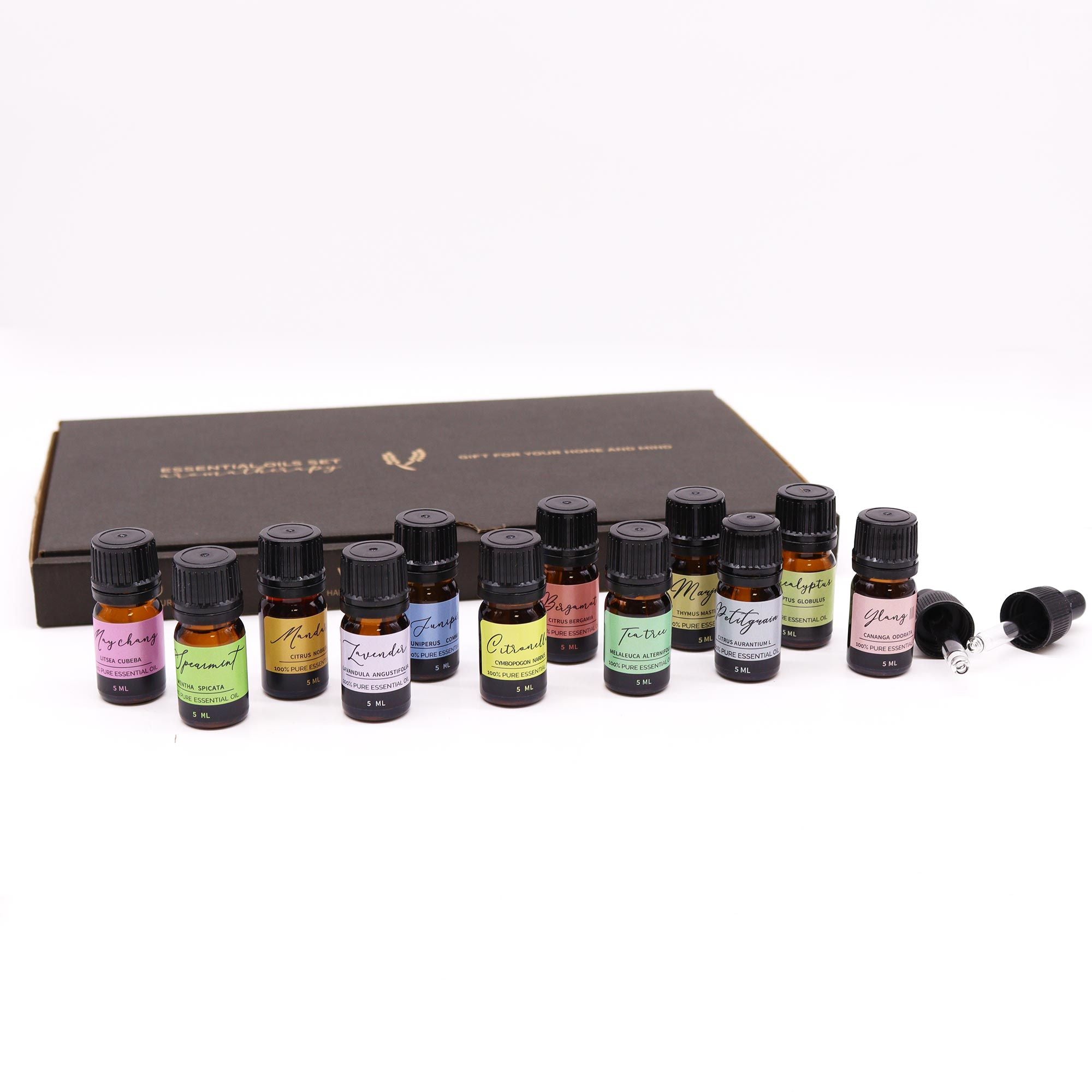 Aromatherapy Essential Oil Set - Spring  Aromatherapy Essential Oil Set - Spring