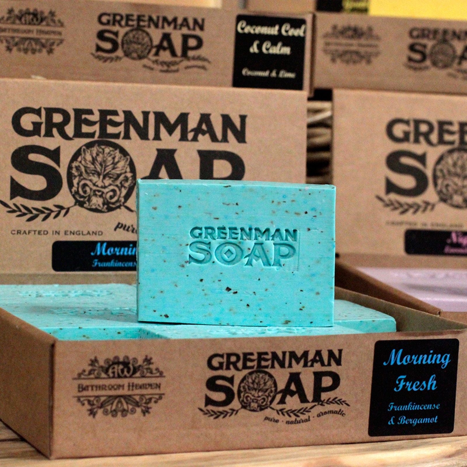 Greenman Soap Slice 100g - Morning Fresh  Greenman Soap Slice 100g - Morning Fresh