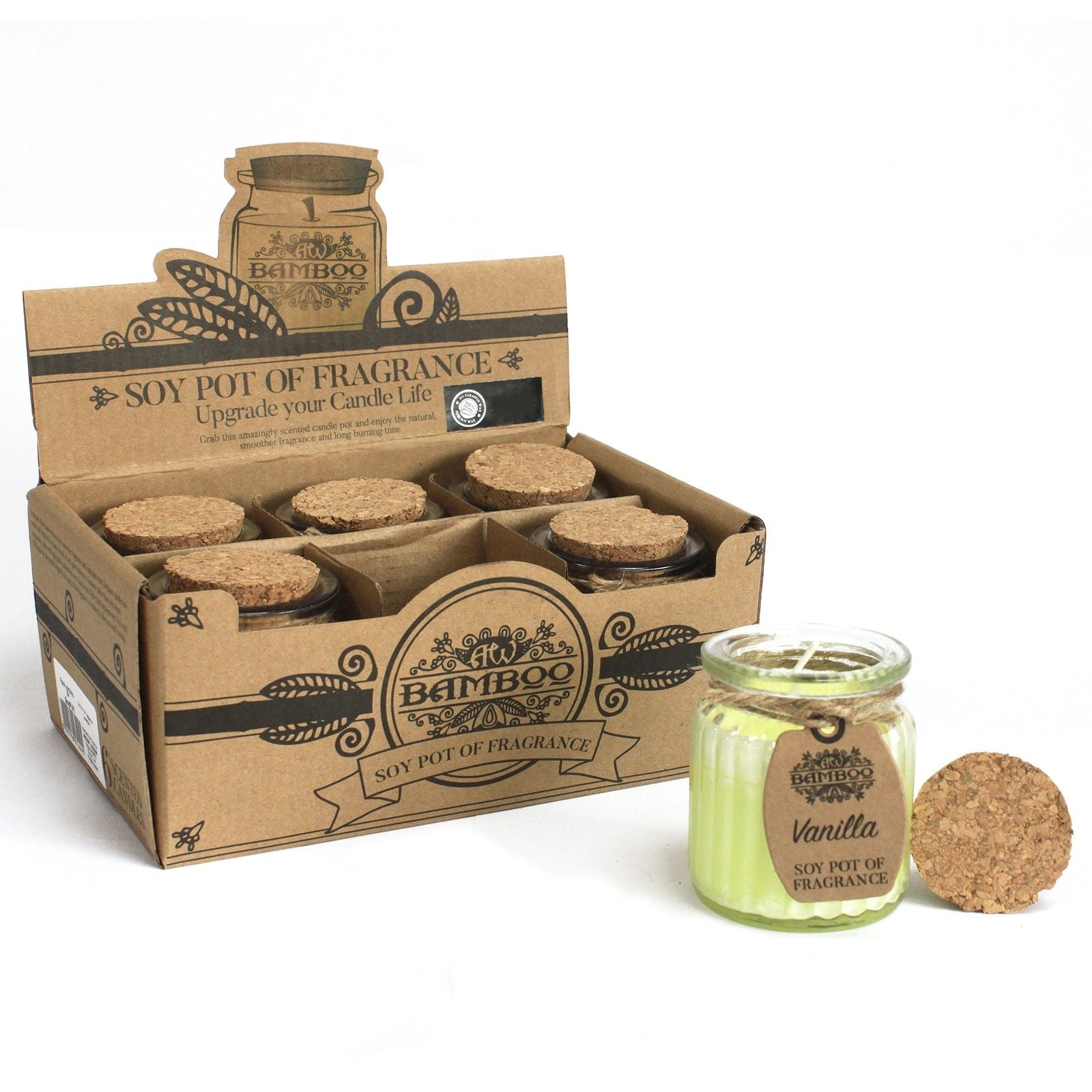 Vanilla Soy Pot of Fragrance Candles  Vanilla Soy Pot of Fragrance Candles