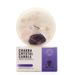 Chakra Crystal Candles - Third Eye Chakra  Chakra Crystal Candles - Third Eye Chakra