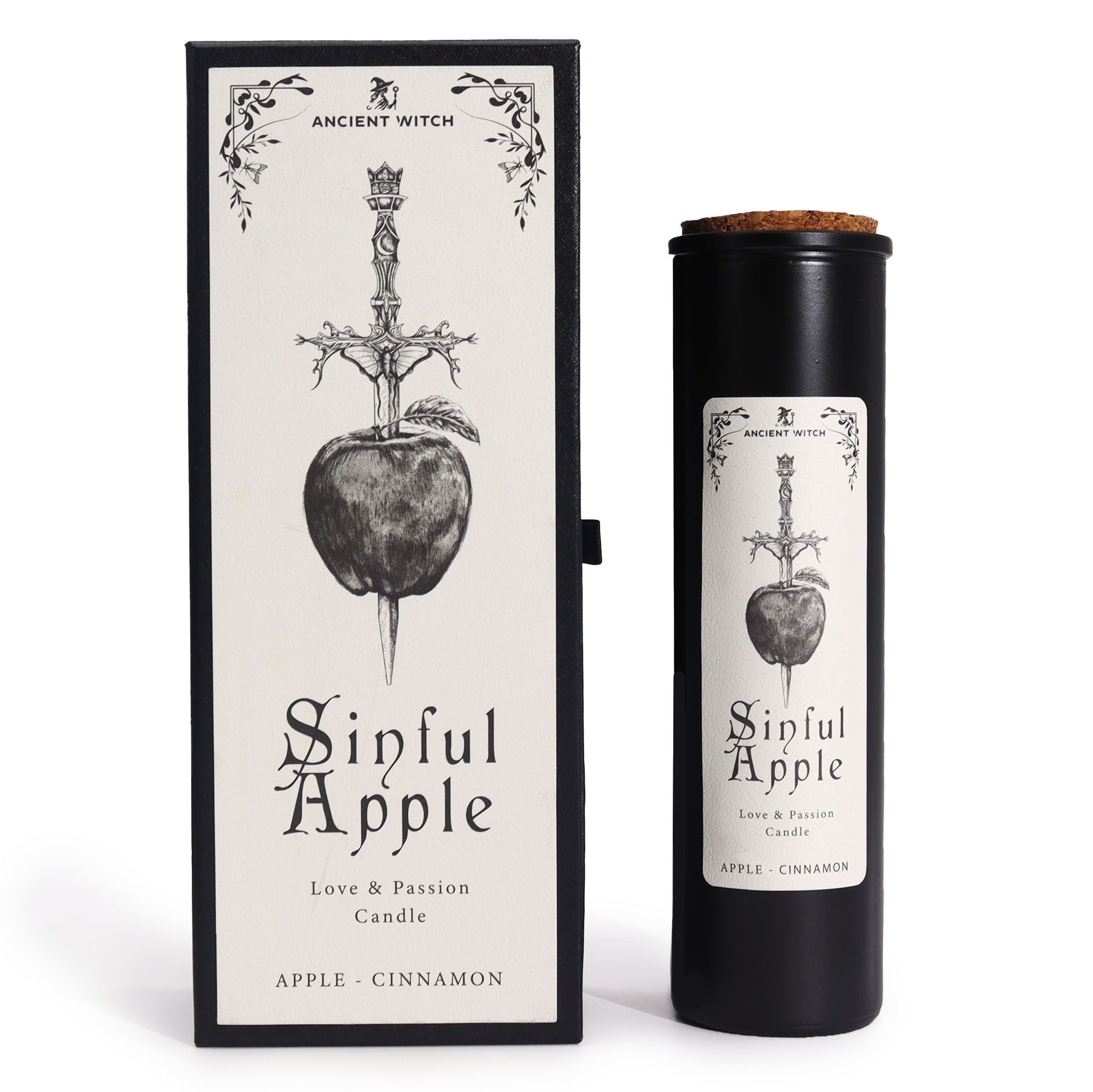 Ancient Witch Ritual Candles - Sinful Apple  Ancient Witch Ritual Candles - Sinful Apple