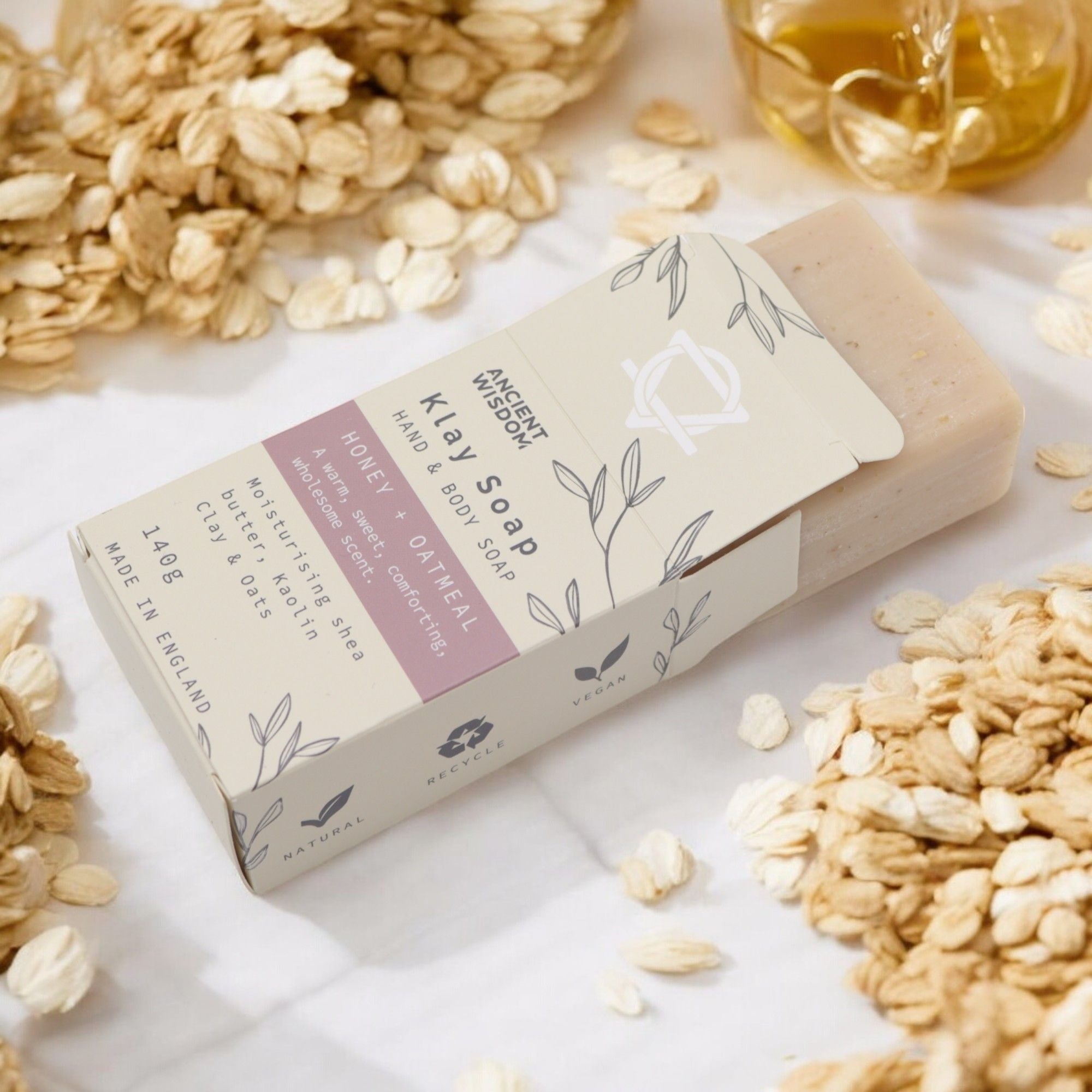 Klay Soap - Honey Oatmeal  Klay Soap - Honey Oatmeal