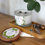 Patchouli and Green Aventurine Gemstone Candle - Good Luck  Patchouli and Green Aventurine Gemstone Candle - Good Luck