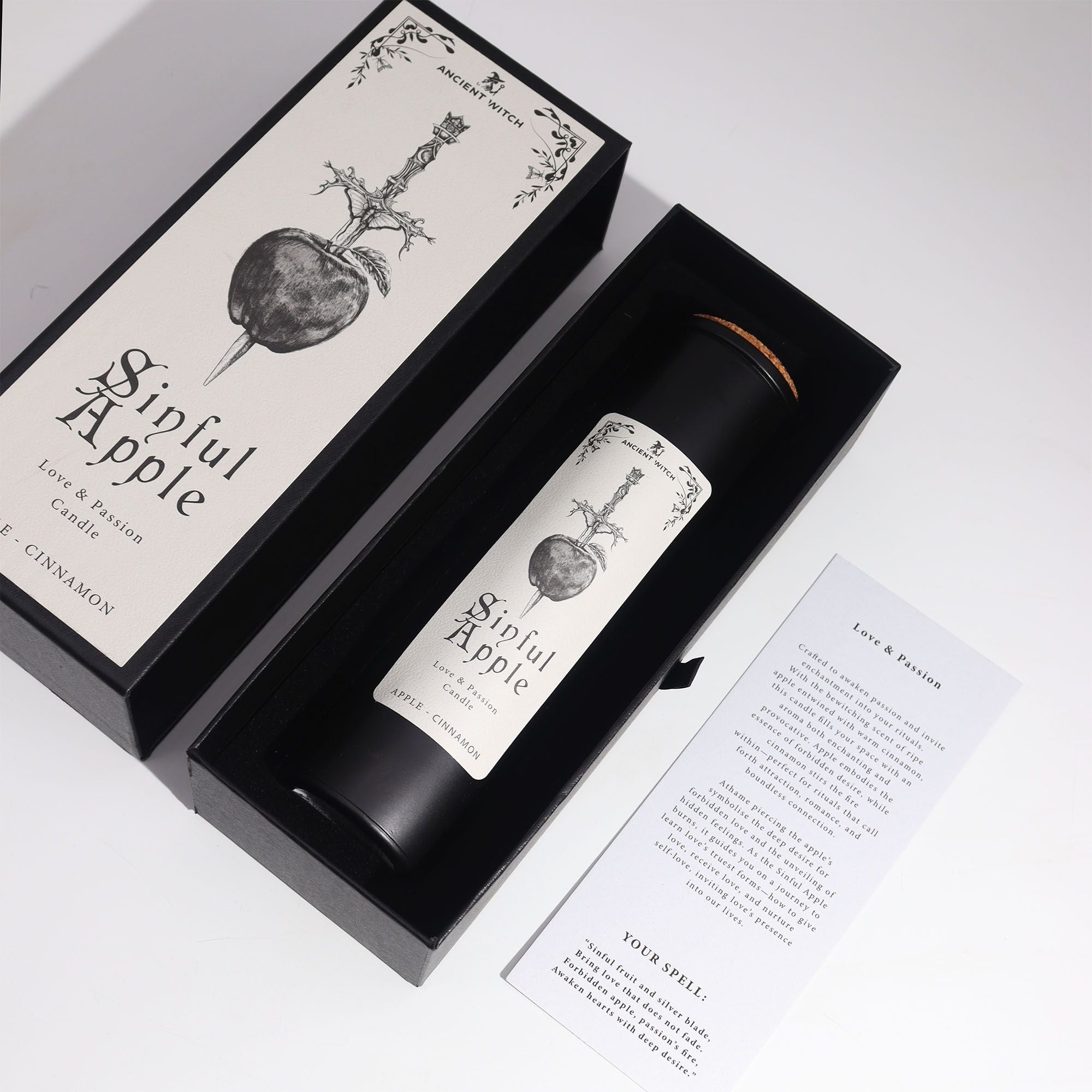 Ancient Witch Ritual Candles - Sinful Apple  Ancient Witch Ritual Candles - Sinful Apple