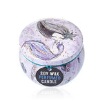 Art Tin Candle - Assorted Design - Sea life - Rasberry  Art Tin Candle - Assorted Design - Sea life - Rasberry