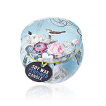 Art Tin Candle - Assorted Design - Parisian Weekend - Peonies  Art Tin Candle - Assorted Design - Parisian Weekend - Peonies