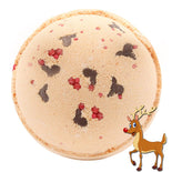 Reindeer and Red Nose Bath Bomb - Toffee & Caramel  Reindeer and Red Nose Bath Bomb - Toffee & Caramel