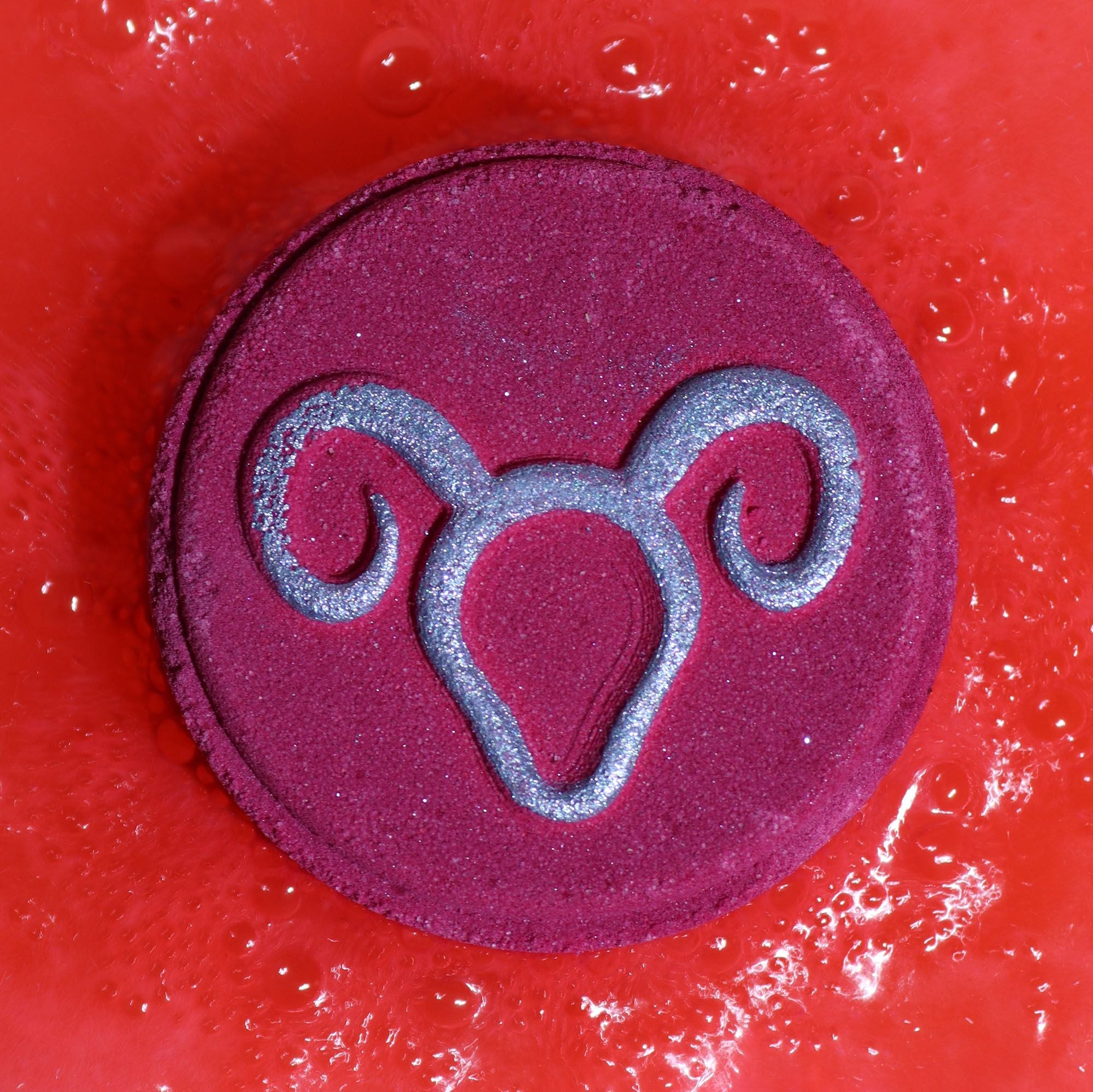 Set of Zodiac Bath Fizzers with Horoscope -  Aries  Set of Zodiac Bath Fizzers with Horoscope -  Aries