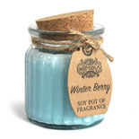 Winter Berry Soy Pot of Fragrance Candles  Winter Berry Soy Pot of Fragrance Candles