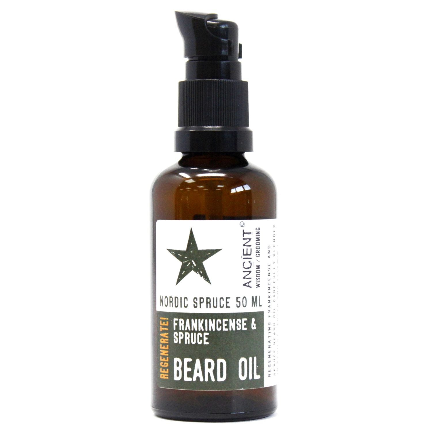 50ml Beard Oil - Nordic Spruce - Regenerate!  50ml Beard Oil - Nordic Spruce - Regenerate!