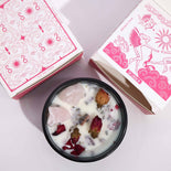 Hop Hare Crystal Magic Flower Candle - The Lovers  Hop Hare Crystal Magic Flower Candle - The Lovers