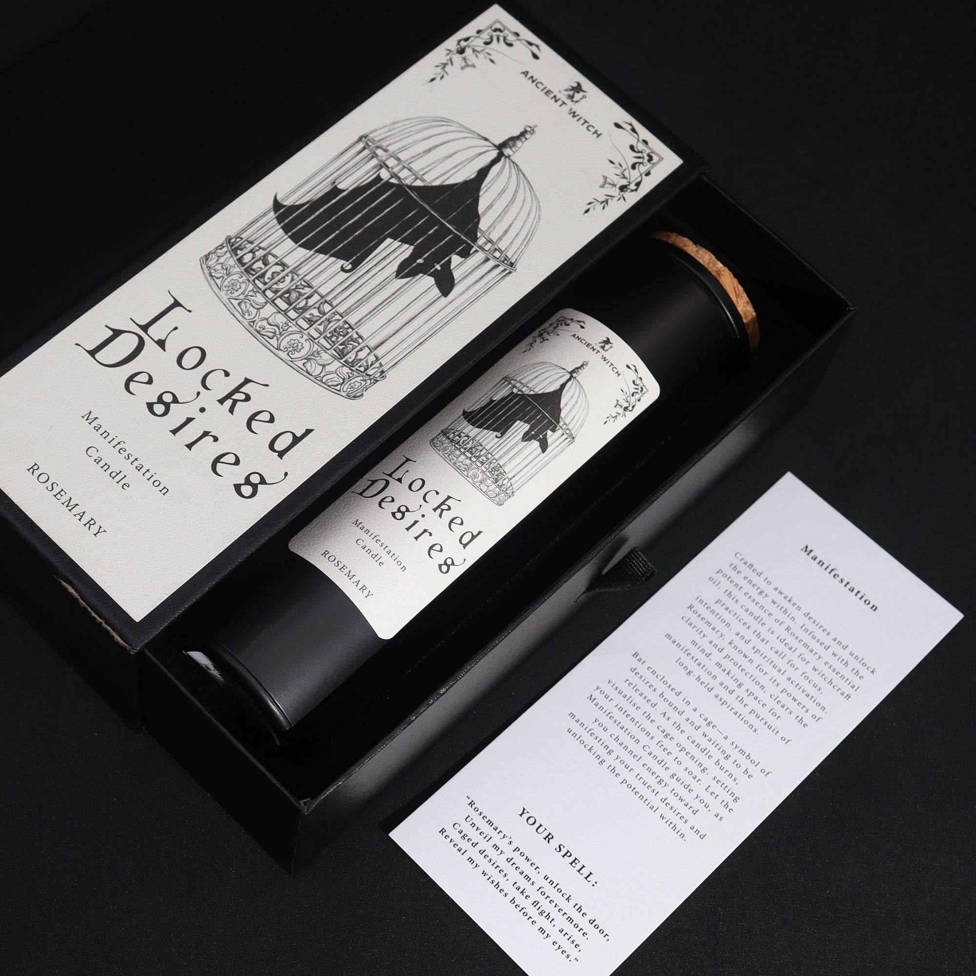 Ancient Witch Ritual Candles - Locked Desires  Ancient Witch Ritual Candles - Locked Desires