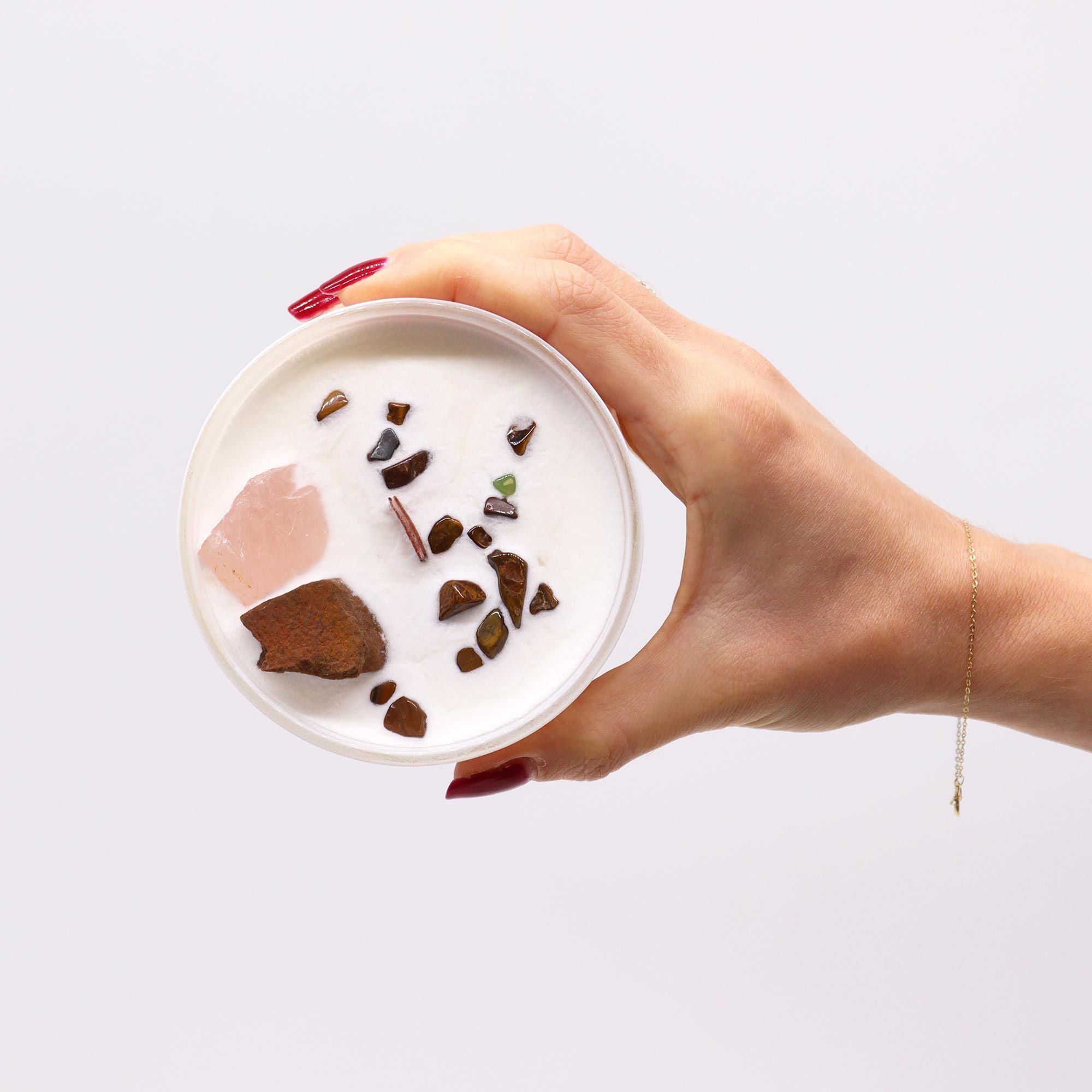 Chakra Crystal Candles - Sacred Chakra  Chakra Crystal Candles - Sacred Chakra