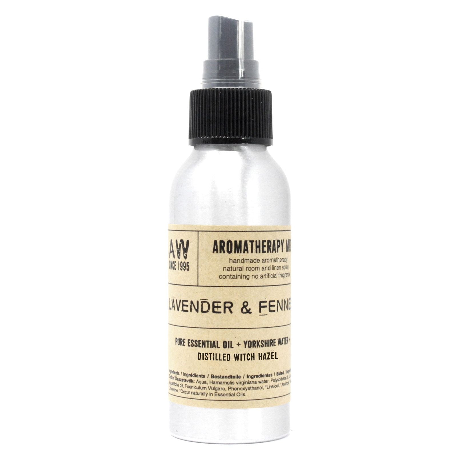 100ml Essential Oil Mist - Lavender & Fennel  100ml Essential Oil Mist - Lavender & Fennel