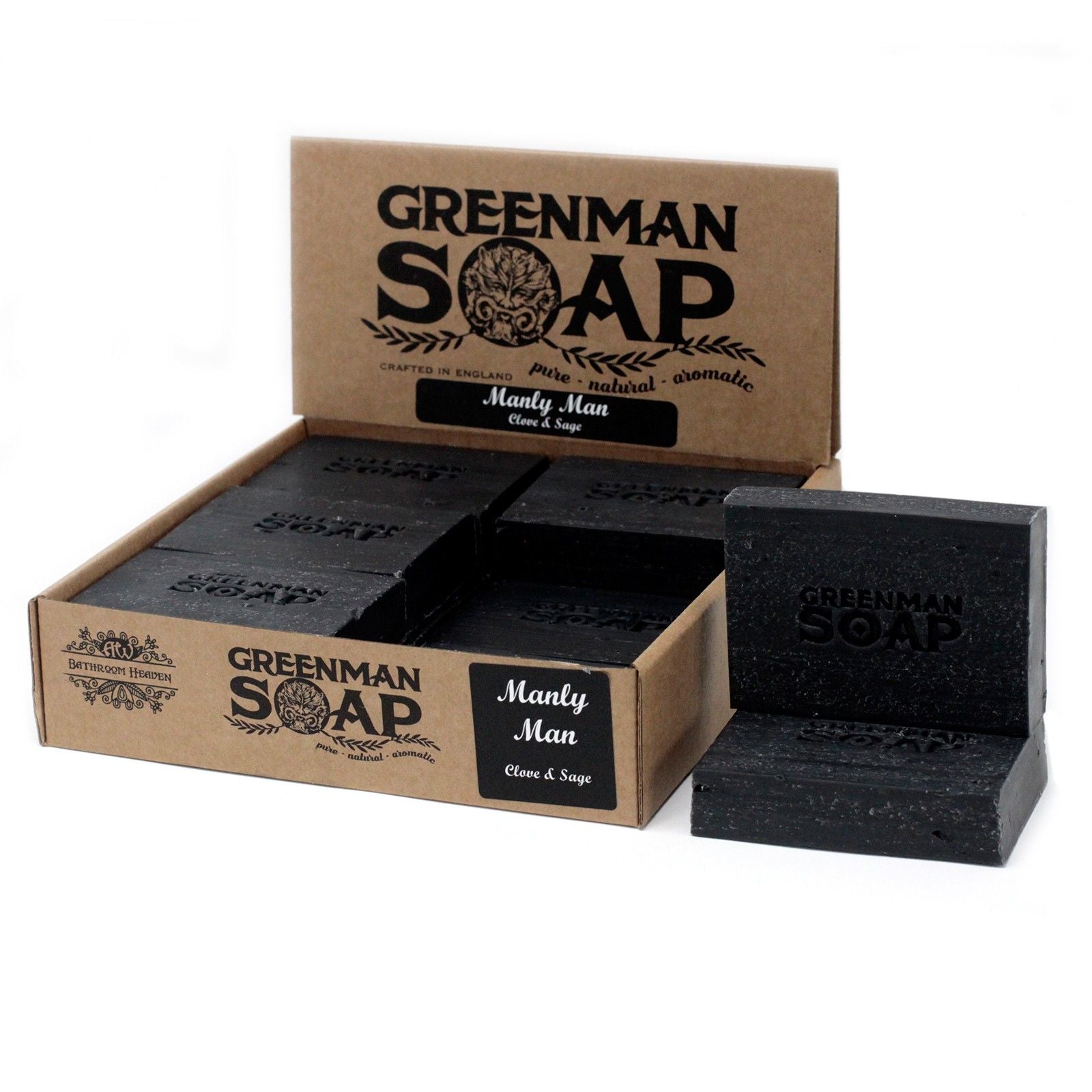 Greenman Soap Slice 100g - Manly Man  Greenman Soap Slice 100g - Manly Man