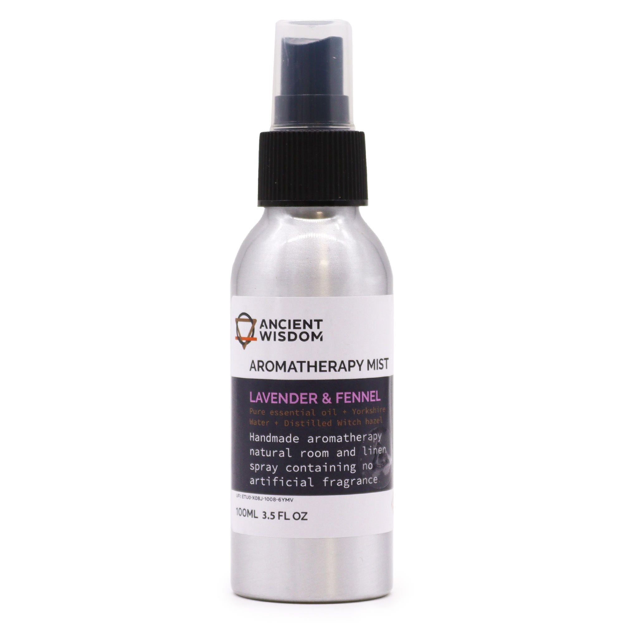 100ml Essential Oil Mist - Lavender & Fennel  100ml Essential Oil Mist - Lavender & Fennel
