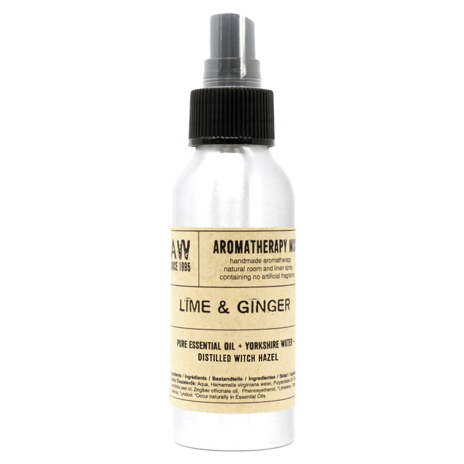 100ml Essential Oil Mist - Lime & Ginger  100ml Essential Oil Mist - Lime & Ginger