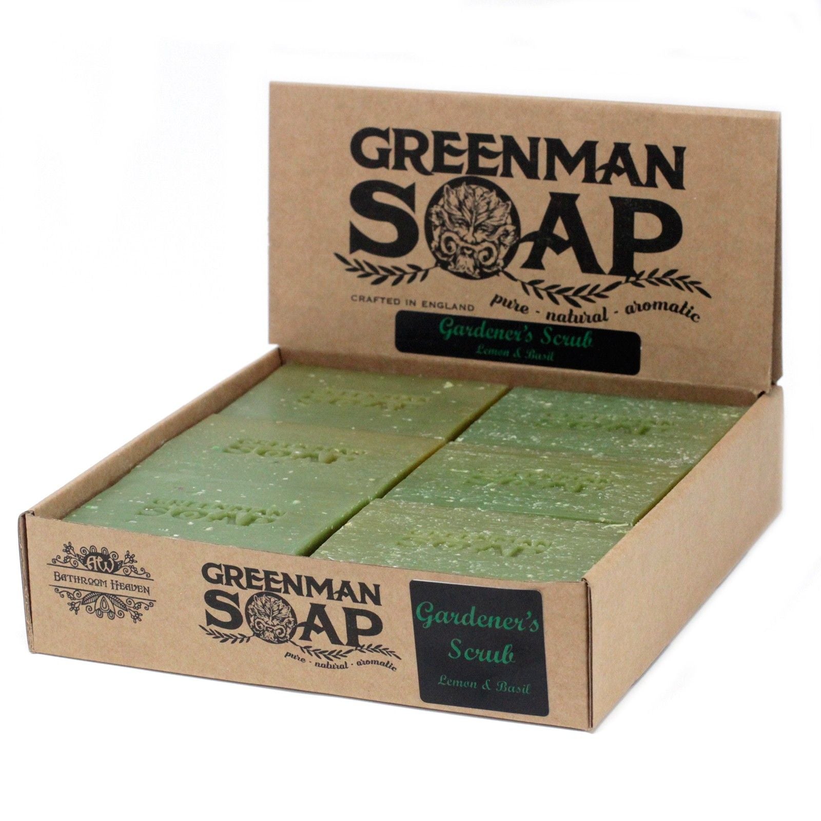Greenman Soap Slice 100g - Gardener's Scrub  Greenman Soap Slice 100g - Gardener's Scrub