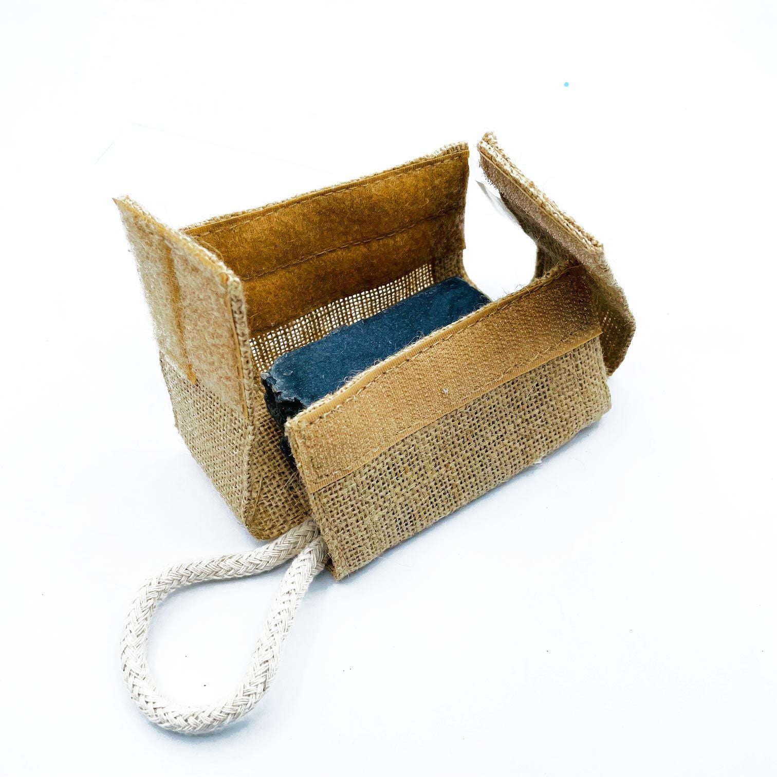 Jute Scrub Soap Pouch - Natural Jute Scrub Soap Pouch - Natural