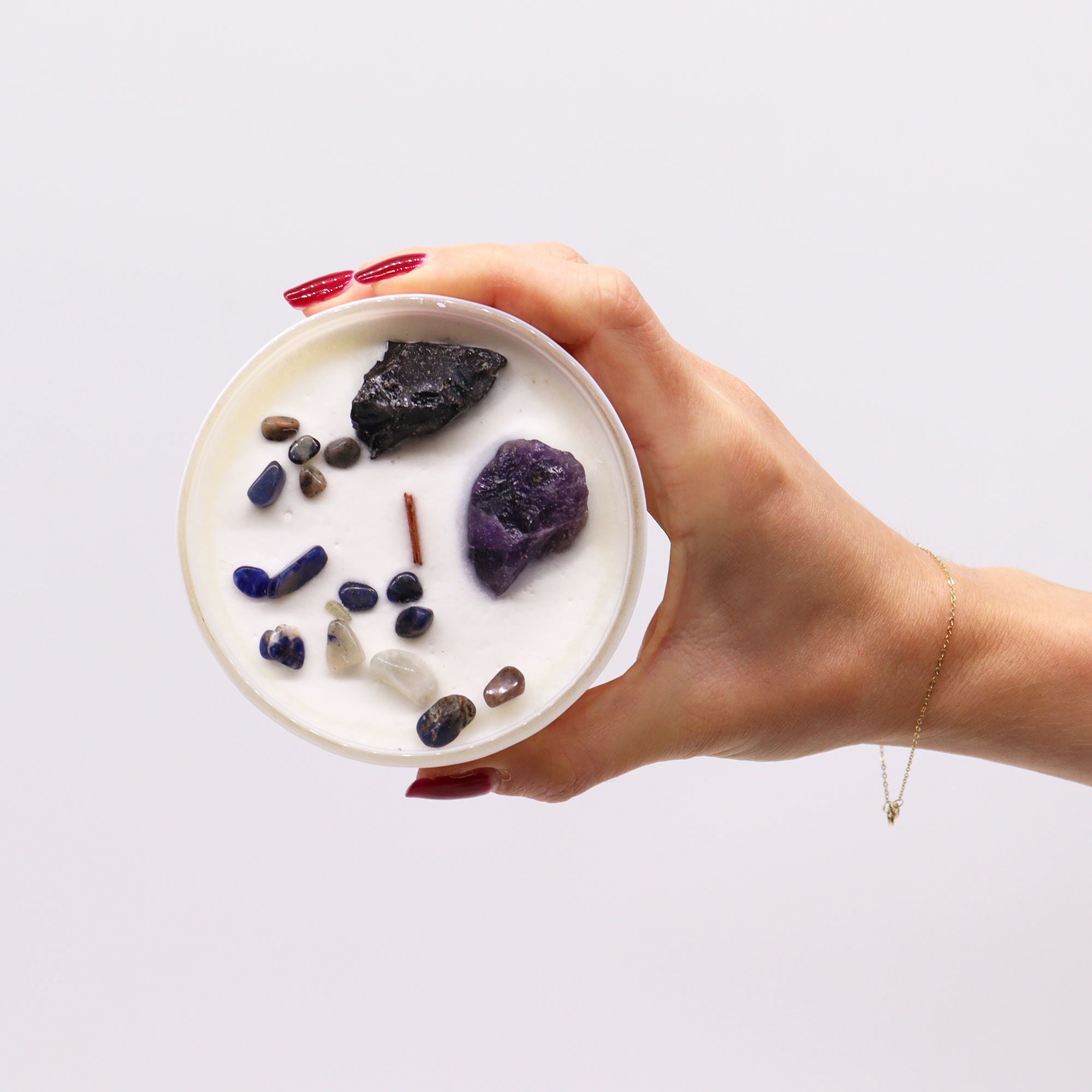 Chakra Crystal Candles - Solar Plexus Chakra  Chakra Crystal Candles - Solar Plexus Chakra