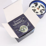 Zodiac Crystal Candle with Gemstone Bracelet - Cancer  Zodiac Crystal Candle with Gemstone Bracelet - Cancer