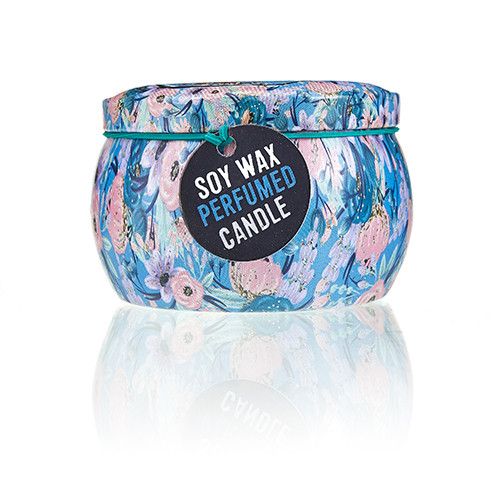 Art Tin Candle - Assorted Design - Russian Dolls - Dolly Blue  Art Tin Candle - Assorted Design - Russian Dolls - Dolly Blue