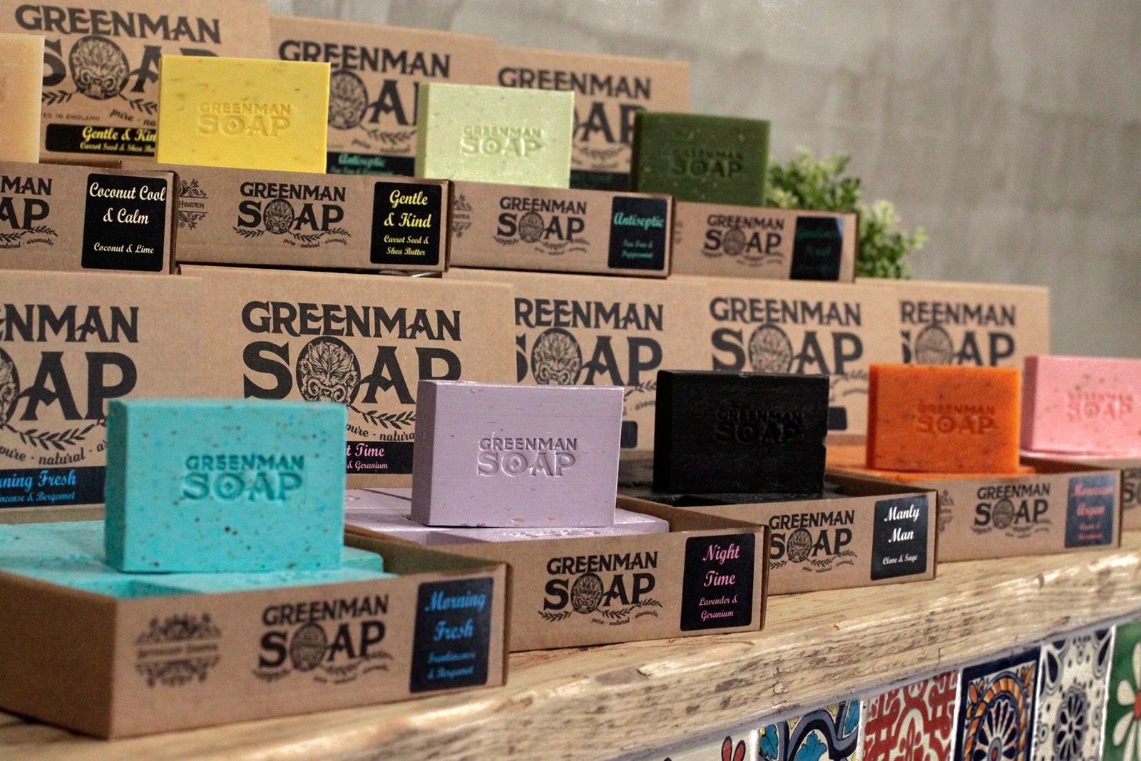 Greenman Soap Slice 100g - Manly Man  Greenman Soap Slice 100g - Manly Man