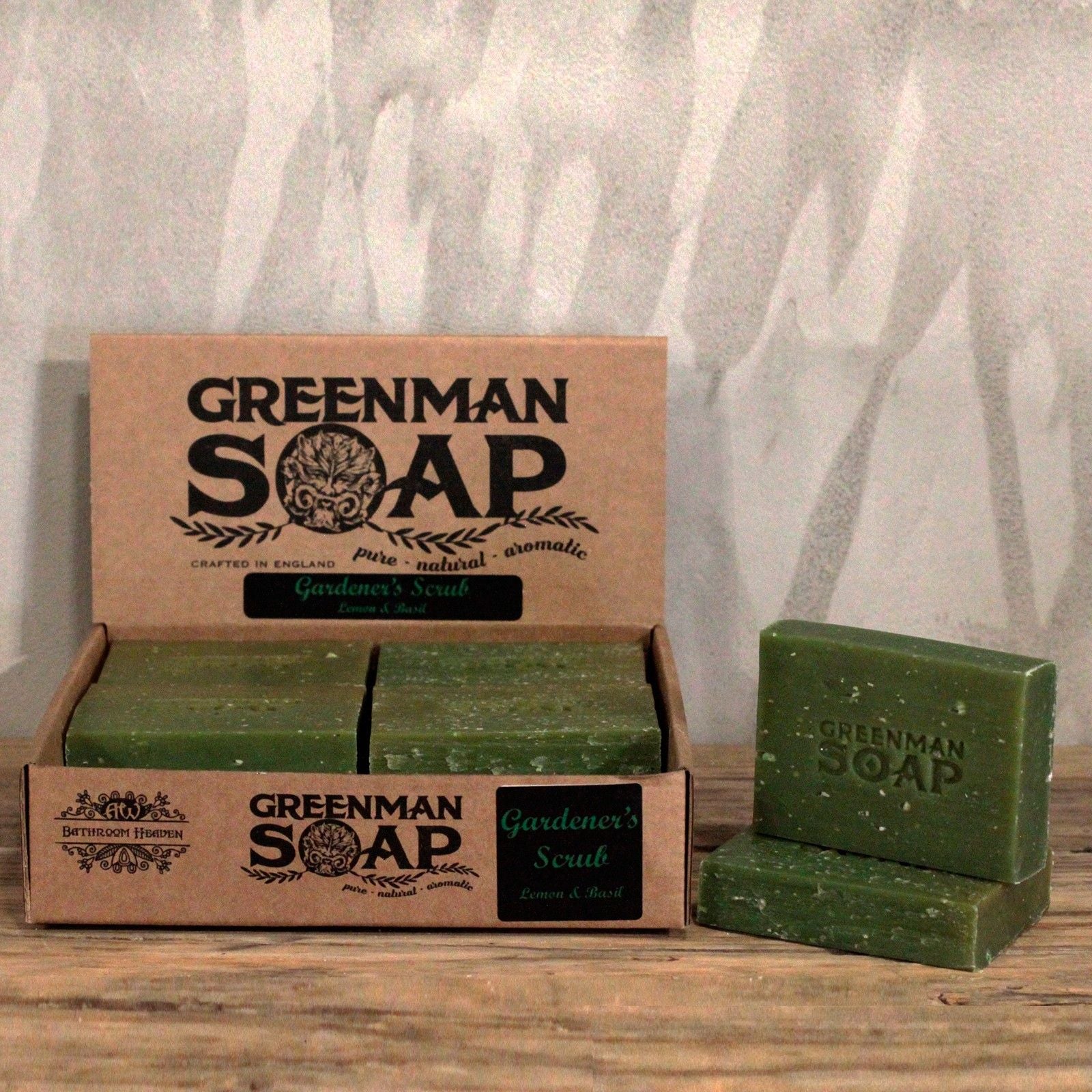 Greenman Soap Slice 100g - Gardener's Scrub  Greenman Soap Slice 100g - Gardener's Scrub