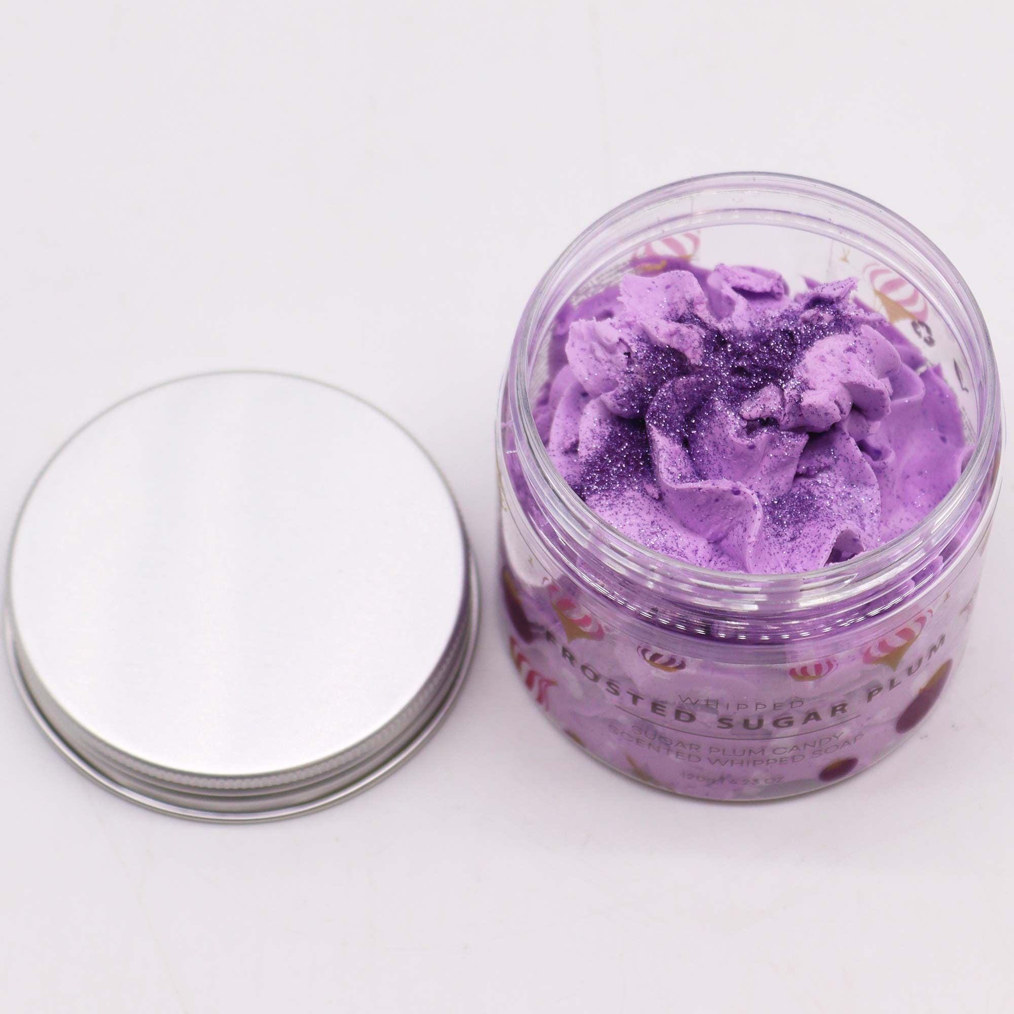 Frosted Sugar Plum Whipped Soap 120g  Frosted Sugar Plum Whipped Soap 120g