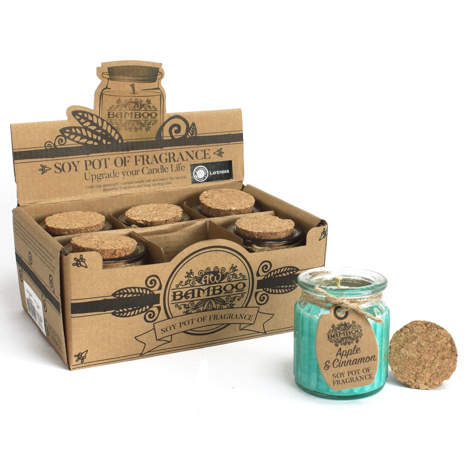 Apple & Cinnamon Soy Pot of Fragrance Candles  Apple & Cinnamon Soy Pot of Fragrance Candles