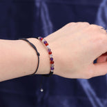 Zodiac Crystal Candle with Gemstone Bracelet - Virgo